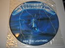 METALLICA  Ride the Lightning UK PICTURE DISC lp  MFN 27 P Excellent