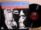RCA LM 6120 Beethoven Cello Sonatas Piatigorsky Solomon Foss 3LP VG++