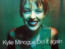 Kylie Minogue Did It Again UK poster promo 60 X 40 DECONSTRUCTION 1997