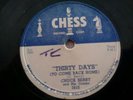 78 rpm records Chuck Berry. Thirty Days/Together