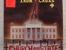 Iron Cross - Church And State, 1987 shrink wrap M-/EX rare private press Lp.
