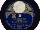 WW2 FLANAGAN AND ALLEN CLASSIC 78 - RUN RABBIT RUN - WASHING ON THE SIEGFRIED LI