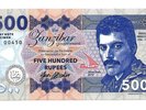 FREDDIE MERCURY - QUEEN : Zanzibar 500 Rupees Private Issue Bank Note 1250 Only