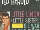 7 45 Ted Herold-Little Linda Rock & Roll SCHLAGER GER PS
