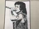 Patch Aufnäher Bon Scott kleiner Rückenaufnäher