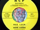 HEAR Hank Carbo 45 Bad Luck/Funny HCP 0973 funk R&B deep soul