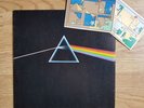 Pink Floyd - Dark Side of the Moon UK press vinyl LP with 2 stickers