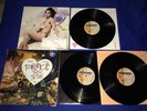 (2)vintage Prince LP RECORD w/shrink hype sticker Lovesexy Sign O The Times