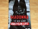 MADONNA - AMERICAN LIFE Vinyl Banner (Size 100 x 50) Album Promo