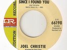 JOEL CHRISTIE Since I Found You IMPERIAL PROMO WIGAN CASINO  NORTHERN SOUL 45