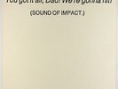 Big Black - Sound Of Impact LP - Not UK Ltd. Numbered VG+