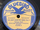 Bluebord 6498 TAMPA RED / WALTER DAVIS Think You  Need A Shot 1936 78 rpm E+/E