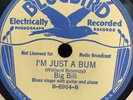 BIG BILL BROONZY & BLACK BOB BLUEBIRD 6964 BLUES 78 RPM E-