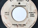 * BROTHERHOOD Thank You Girl/We Can Make It If We Try DEEP 70s SOUL Prvt 45 Hear