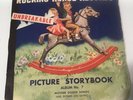 Vintage Rocking Horse Records Picture Storybook Album Nursery Rhymes No. 7 1940s