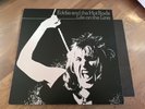 Eddie and the hot rods LP Life on the line UK Island 1st press & Poster & insert