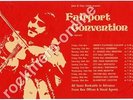 Fairport Convention 1971 UK Tour Flyer
