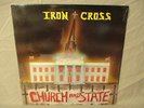 1987 IRON CROSS Church And State Vinyl Heavy Metal Private Label SEALED & Signed