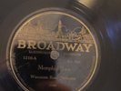HOT JAZZ Wisconsin Roof Orch Broadway 1210 Memphis Blues/Farewell Blues E-/E