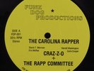 RAPP COMMITTEE/CRAZ-Z-O The Carolina Rapper FUNK DOG PRODUCTIONS 12