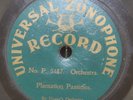 Universal Zonophone 7-Inch Record P 5187 Plantation Pastimes Hager's Orchestra
