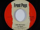 Funk 45 LEE MOSES Time And Place/I Can't Take No Chances on Front Page