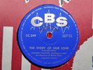 JOHNNY MATHIS - The Story Of Our Love / Misty 78 rpm disc (A++, SA)