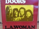 THE DOORS L.A. WOMAN OG STEREO UK ELEKTRA LP A1/B1 DIE CUT WINDOW + INNER