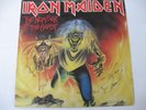 IRON MAIDEN 7INCH SINGLE RED VINYL SIGNED BY BRUCE DICKINSON & ADRIAN SMITH USED