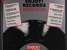 VARIOUS: The Best Of Enjoy  Records LP (2 LPs, drill hole, slight corner/seam