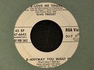 RARE PROMO EP Elvis Presley RCA 6643 DJ-7 Love Me Tender, Anyway You Want Me
