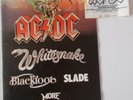 ACDC MONSTERS OF ROCK PROGRAMME AND TICKET