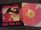 METALLICA kill em all colour VINYL LP