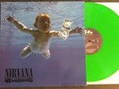 NIRVANA - NEVERMIND LP GREEN VINYL HARD ROCK GRUNGE PUNK STONER COBAIN HOLE