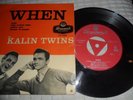 45 EP Kalin Twins WHEN Tri-centre Red Brunswick OE9383 Jumpin Jack +2  (9/58)