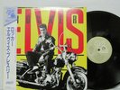 ELVIS PRESLEY - ROCKER 50 th ANNIVERSARY EDIT LP 1985 JAPAN GENE VINCENT w/ obi