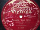 Luisa TETRAZZINI: Victor Red Seal #88295: Rigoletto - Inscribed & Autographed