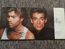 ???? RARE Signed Record  ???? By George Michael & Andrew Ridgeley Wham  Double 7
