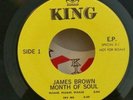 James Brown King EP Special DJ NO NUMBER (GREAT SOUL PROMO 45) PLAYS VG++