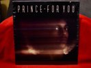 PRINCE VERY RARE SEALED LP FOR YOU 1978 USA 1ST PRESS OUT OF PRINT NOT 180g