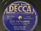 Judy Garland - Over The Rainbow Decca 2672 (from Decca Album 74) Wizard of Oz 78