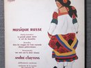 COLUMBIA SAXF 170 STEREO FRANCE - André Cluytens - Musique Russe - RARE LP