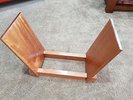 VINYL RECORD STORAGE CASE SOLID TIMBER HOLDS approx. 100