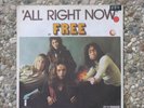 Free, All Right Now,  French 45 Picture Sleeve