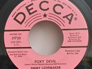Jimmy Lovemaker  FOXY DEVIL / SOUL (RARE NORTHERN SOUL PROMO 45) PLAYS VG+
