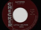 R&B Soul 45 - Little Milton - Satisfied - Checker - VG+ mp3
