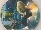 Metallica Interview Picture Disc Signed By James Hetfield between 83-86