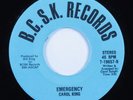 Modern Soul Boogie 45 CAROL KING Emergency B.C.S.K. HEAR