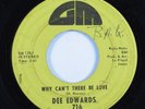 Northern Soul 45 DEE EDWARDS Why Can't There Be Love GM HEAR