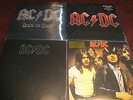 AC/DC BACK IN BLACK + HIGHWAY +  BLACK ICE DOUBLE LP + ROCK OR BUST 5 180G LPS